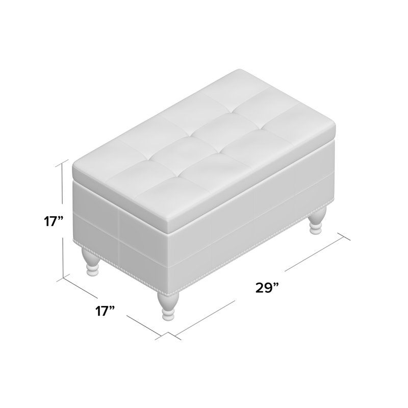 Charlton Home® Darrah Upholstered Storage Bench & Reviews